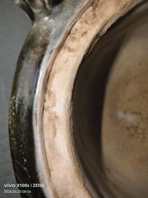 古玩陶瓷褐釉香爐真品鑒賞圖