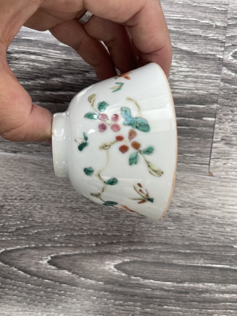 古玩陶瓷同治粉彩茶圓拍賣,當前價格1950元