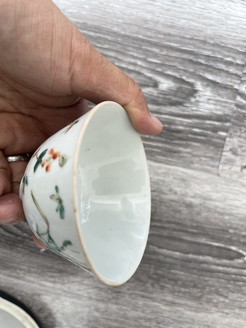 古玩陶瓷同治粉彩茶圓拍賣,當前價格1950元