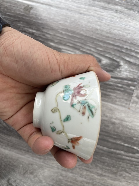 古玩陶瓷同治粉彩茶圓拍賣,當前價格1950元