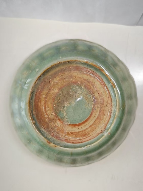 古玩陶瓷元代龍泉蔗椴洗拍賣，當前價格3456元