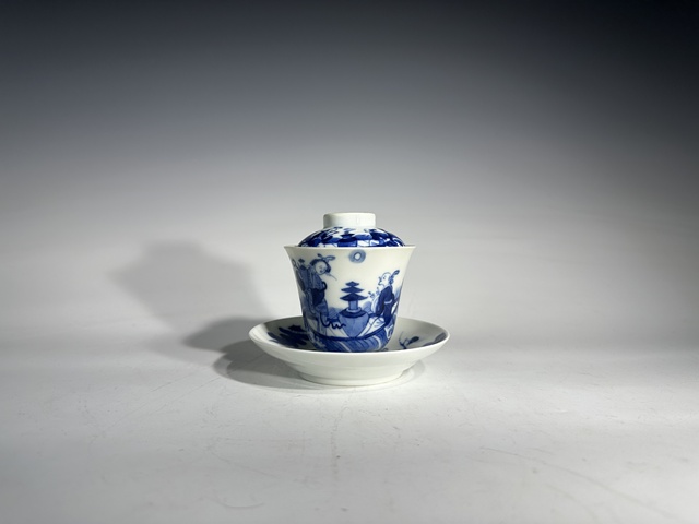 古玩陶瓷蓋碗真品鑒賞圖