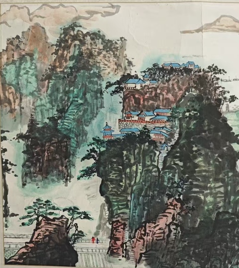 古玩字畫已故老中美協會員著名舞臺美術家郭大有江山多嬌人易老拍賣,當前價格699元