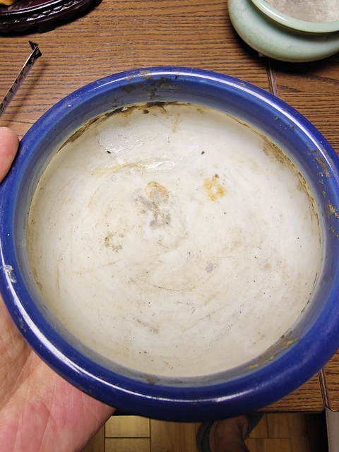 古玩陶瓷藍(lán)釉香爐拍賣,當(dāng)前價格980元
