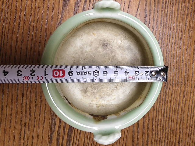 古玩陶瓷冬青釉彩繪花卉紋香爐拍賣，當前價格980元