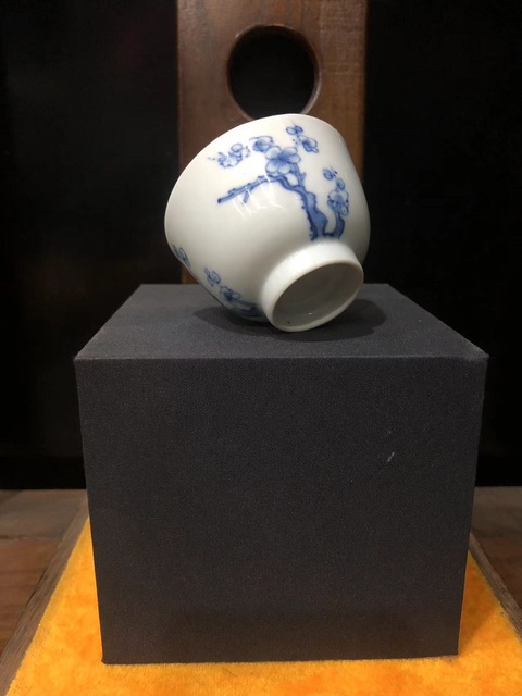 古玩陶瓷(精品花神杯)清-康熙-十二花神梅花-主人杯拍賣,當前價格1162元