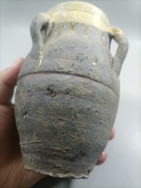 古玩陶瓷四川邛窯四系罐真品鑒賞圖