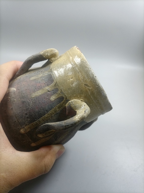古玩陶瓷四川邛窯四系罐真品鑒賞圖