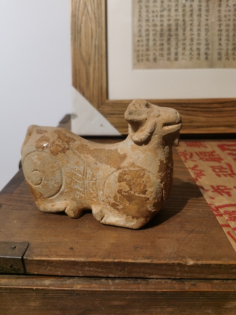 古玩陶瓷洪州窯瓷羊真品鑒賞圖