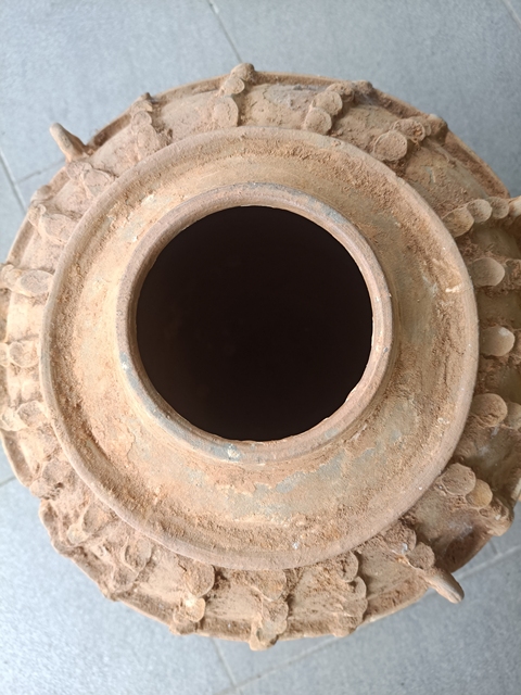 古玩陶瓷谷倉罐真品鑒賞圖
