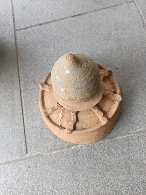 古玩陶瓷谷倉罐真品鑒賞圖