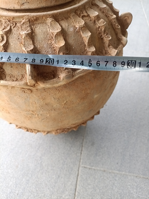 古玩陶瓷谷倉罐真品鑒賞圖