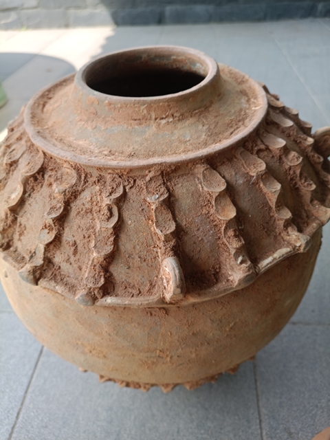 古玩陶瓷谷倉罐真品鑒賞圖