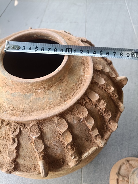 古玩陶瓷谷倉罐真品鑒賞圖