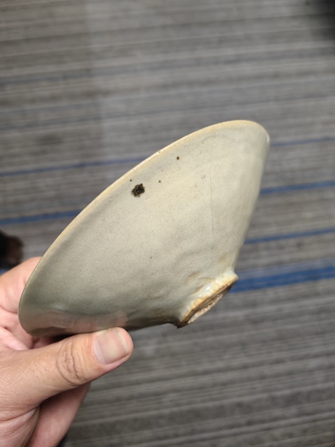 古玩陶瓷耀州窯旋風盞標本真品鑒賞圖