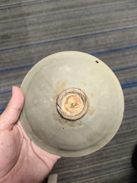 古玩陶瓷耀州窯旋風盞標本真品鑒賞圖
