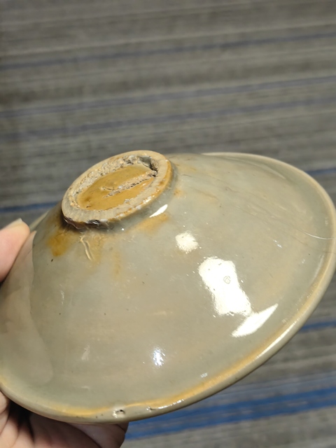 古玩陶瓷耀州窯旋風盞標本真品鑒賞圖