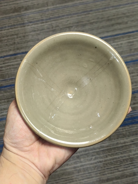 古玩陶瓷耀州窯旋風盞標本真品鑒賞圖