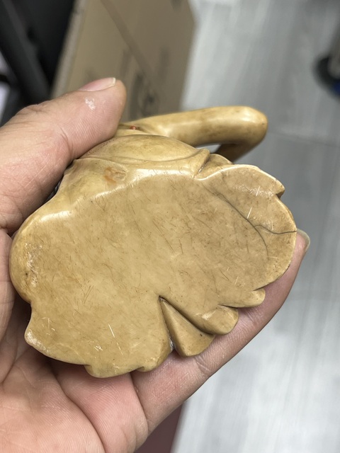 古玩玉器壽山石雕“羅漢”擺件真品鑒賞圖