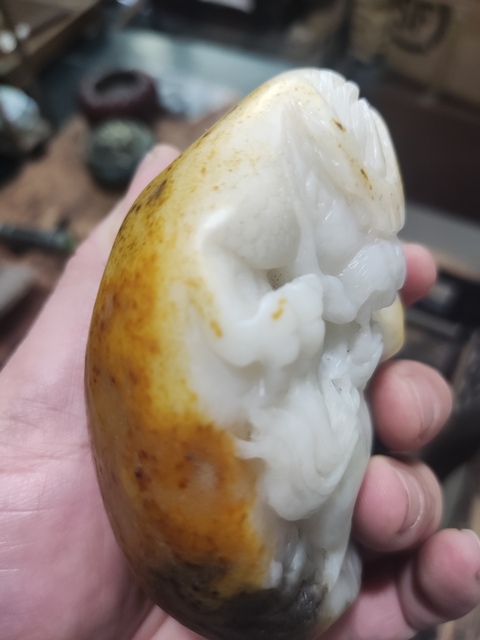 古玩玉器和田玉籽料龍馬把件拍賣,當(dāng)前價(jià)格2100元