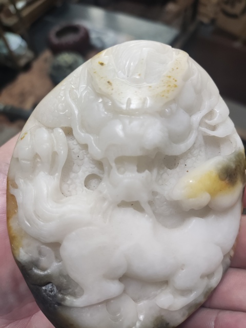古玩玉器和田玉籽料龍馬把件拍賣,當(dāng)前價(jià)格2100元