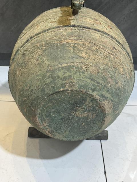 古玩銅器繭型銅鼓真品鑒賞圖