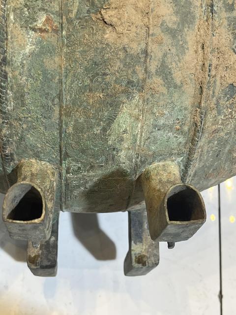古玩銅器繭型銅鼓真品鑒賞圖