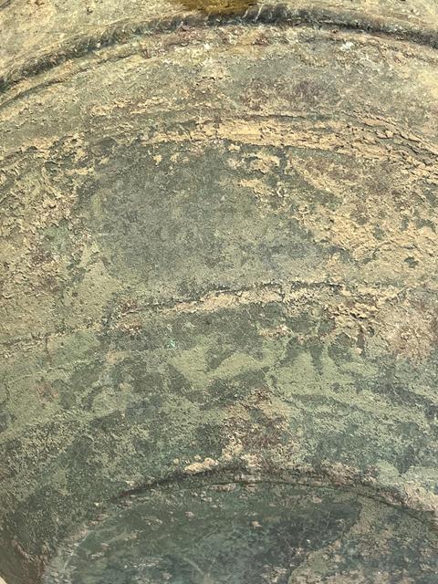 古玩銅器繭型銅鼓真品鑒賞圖
