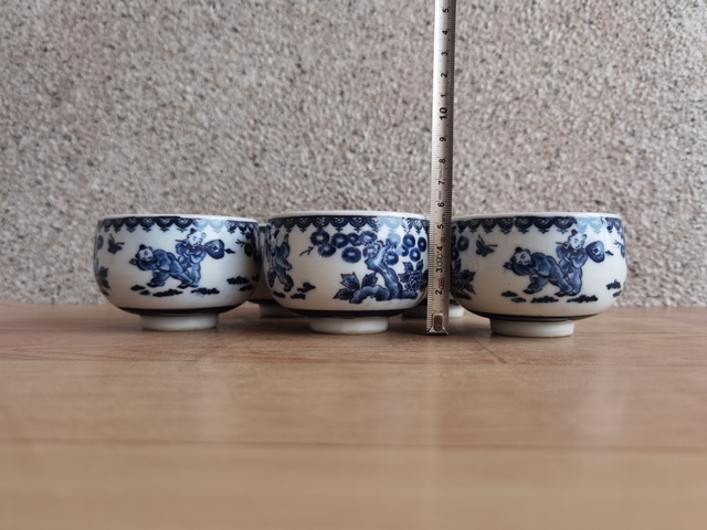 古玩陶瓷嬰戲紋杯拍賣，當(dāng)前價(jià)格260元