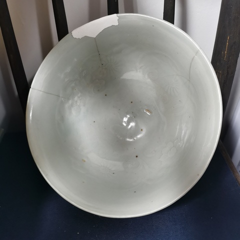 古玩陶瓷元代樞府釉碗標本拍賣，當前價格2700元