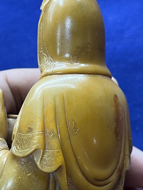古玩玉器壽山石雕“羅漢擺件”拍賣(mài)，當(dāng)前價(jià)格20000元