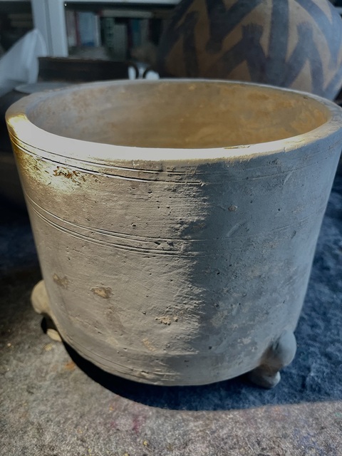 古玩陶瓷三足奩拍賣，當前價格1800元
