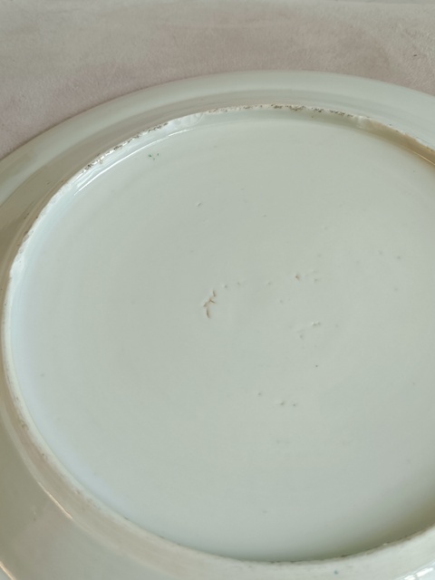 古玩陶瓷廣彩描金西廂記故事紋盤拍賣，當前價格1280元