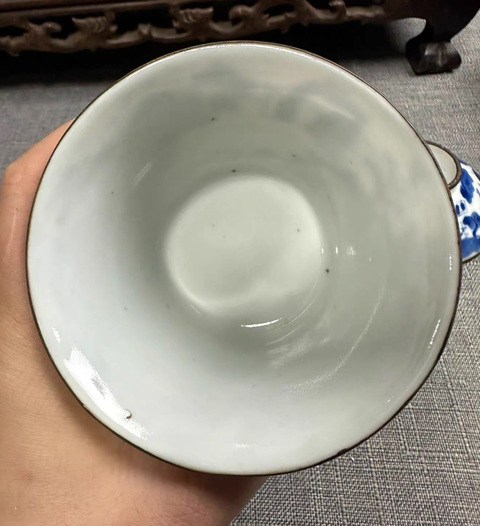古玩陶瓷青花山水人物蓋碗拍賣,當前價格5500元