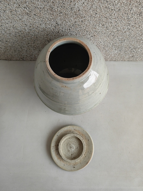 古玩陶瓷晚明蓋罐拍賣，當前價格850元