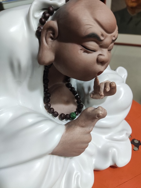 古玩陶瓷七八十年代 景德鎮雕塑瓷廠塑像拍賣，當前價格388元
