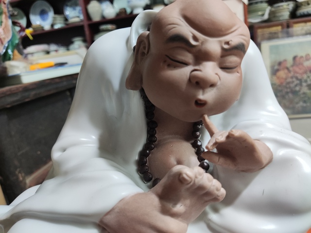 古玩陶瓷七八十年代 景德鎮雕塑瓷廠塑像拍賣，當前價格388元