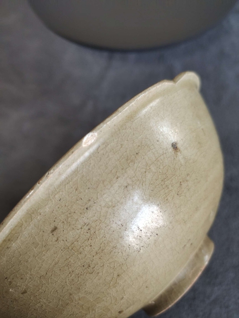 古玩陶瓷青瓷花口碗拍賣,當前價格2800元