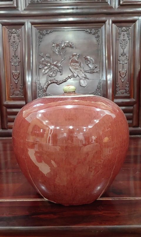 古玩陶瓷乾隆西瓜罐拍賣，當(dāng)前價(jià)格22000元