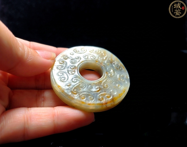 古玩玉器和田玉雕“卷云紋璧”拍賣，當(dāng)前價(jià)格2900元