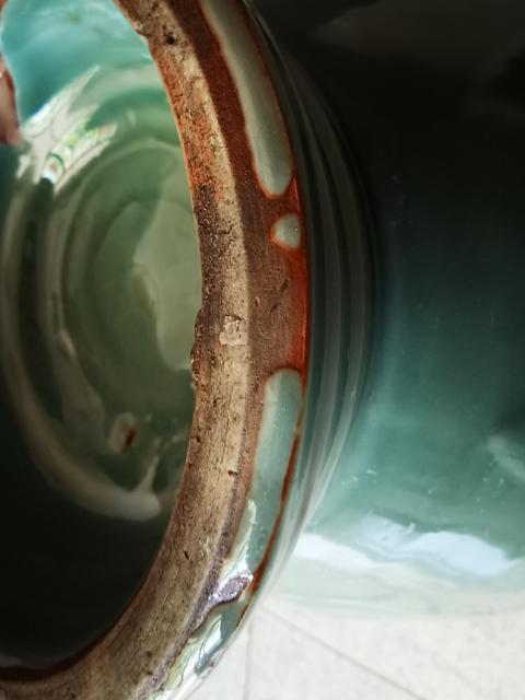 古玩陶瓷民國龍泉青釉饕餮紋獸耳尊拍賣，當前價格16000元