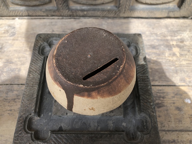 古玩陶瓷元末明初.撲滿(古代存錢罐)拍賣,當前價格0元