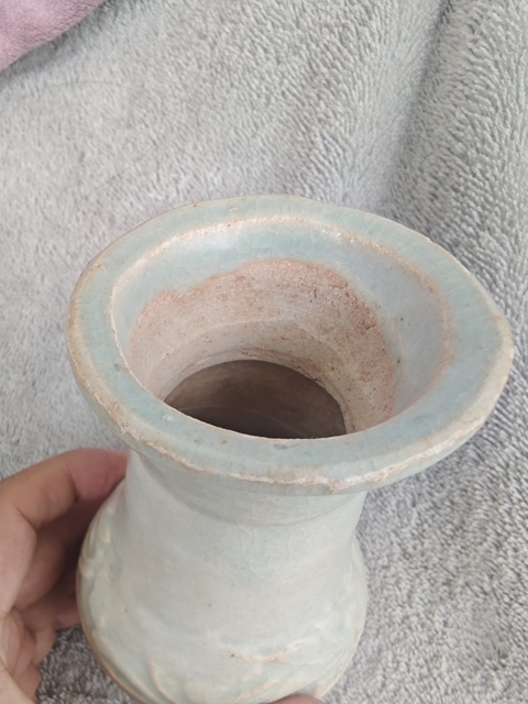 古玩陶瓷南宋至元湖田窯箸瓶拍賣,當前價格2800元