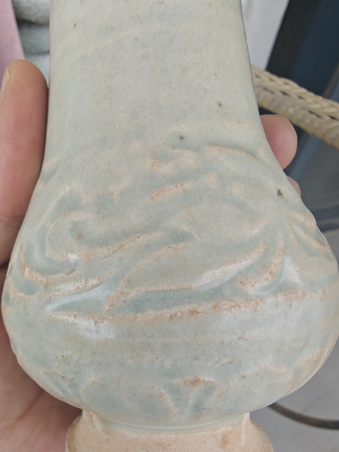 古玩陶瓷南宋至元湖田窯箸瓶拍賣,當前價格2800元
