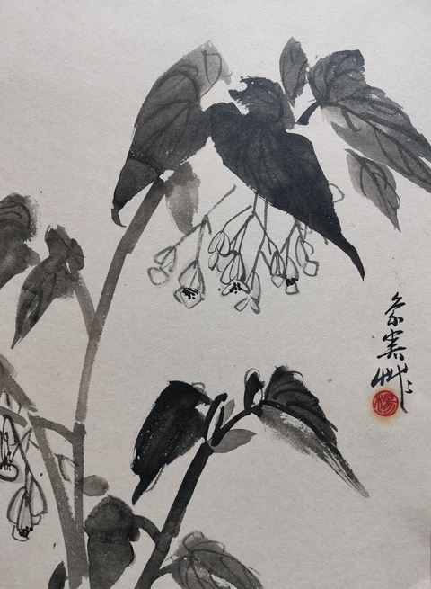 古玩字畫已故當(dāng)代著名畫家楊象憲花卉拍賣,當(dāng)前價(jià)格899元