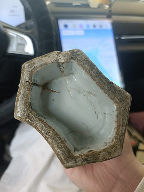 古玩陶瓷道光青花山水人物雙聯瓶拍賣，當前價格6888元