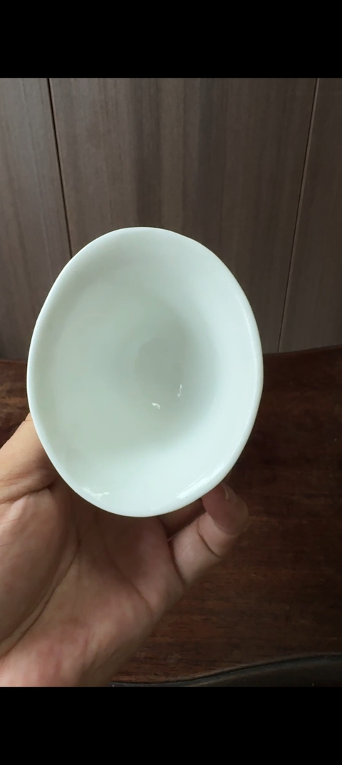 古玩陶瓷德化杯，模糊，偏老真品鑒賞圖
