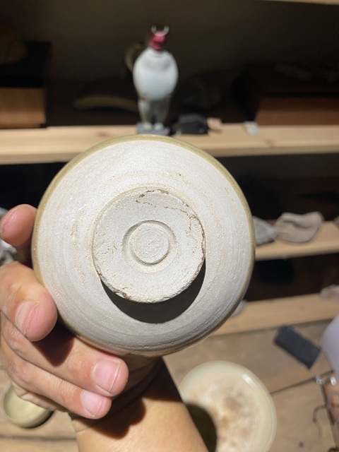 古玩陶瓷青瓷杯真品鑒賞圖