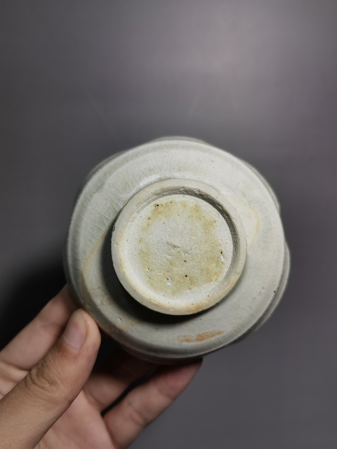 古玩陶瓷南宋青白釉花口盤拍賣,當前價格350元