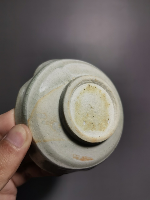 古玩陶瓷南宋青白釉花口盤拍賣,當前價格350元